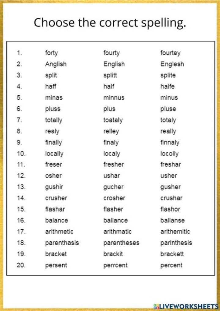 Free PDF Spelling Practice Worksheets PDF Free Download