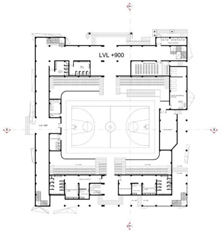 Sports Complex Floor Plan PDF – Detailed Layout & Design