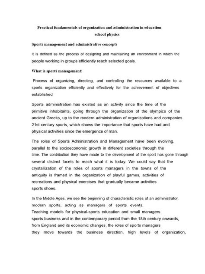 Sports Management and Administration PDF: Mastering the Field