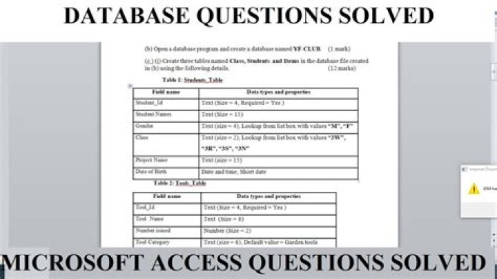 SQL Database Exam Questions & Answers PDF: Test Your Skills