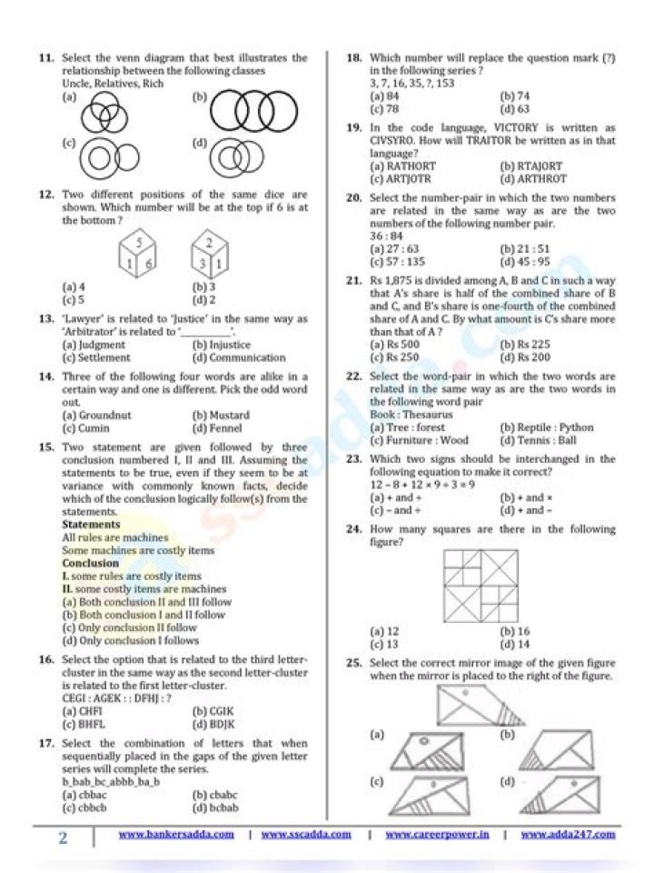 SSC CGL Previous Year Question Paper PDF Free Download