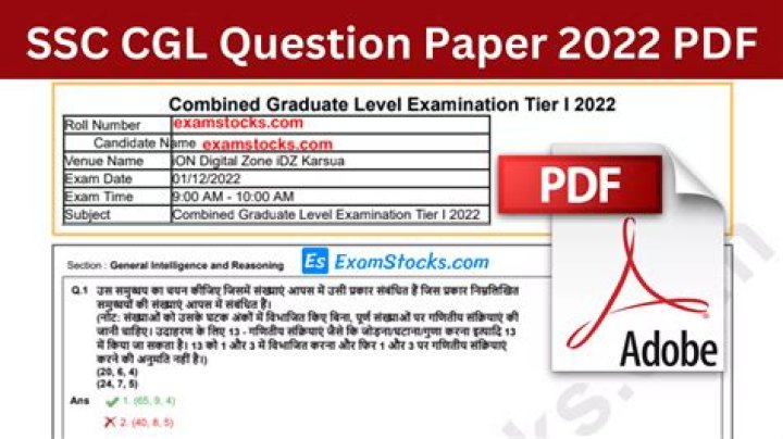 SSC CGL Questions & Answers PDF – Crack the Exam with Confidence