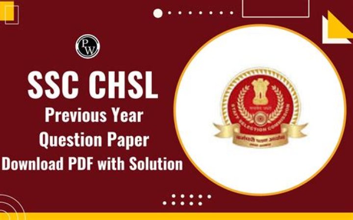 SSC CHSL 2019 Question Paper PDF with Answers Download Now