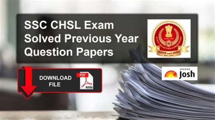 SSC CHSL Previous Year Question Paper PDF 2024 – Solve Like a Pro