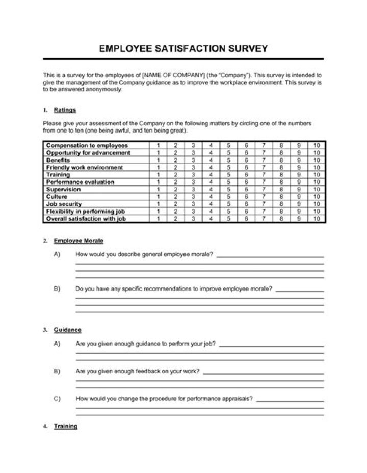 Staff Satisfaction Survey Questions PDF: Boost Employee Engagement