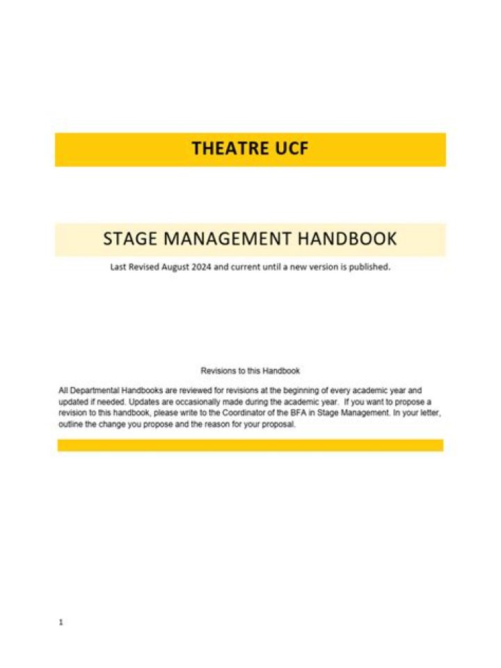Essential Stage Management Handbook PDF – Master Event Success