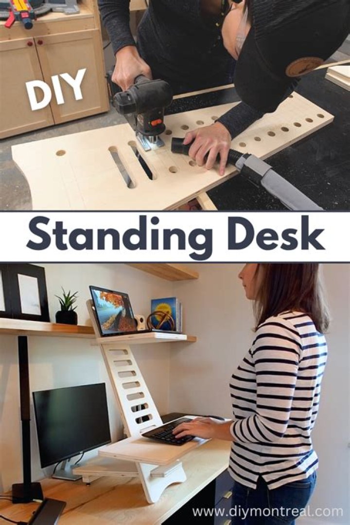 Download Free Standing Desk Plans PDF for Home & Office