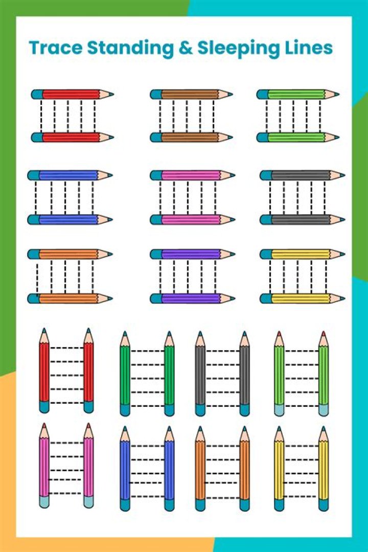 Free Standing Line Sleeping Line Worksheet PDF – Printable Sleep Tracker