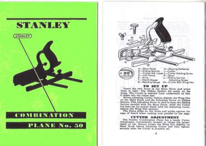 Stanley 50 Combination Plane Manual PDF – Complete Repair & Operation Guide