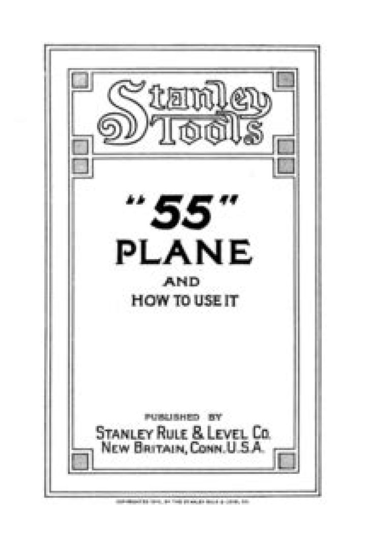 Stanley 55 Plane Manual PDF – Complete Repair Guide & Operating Instructions
