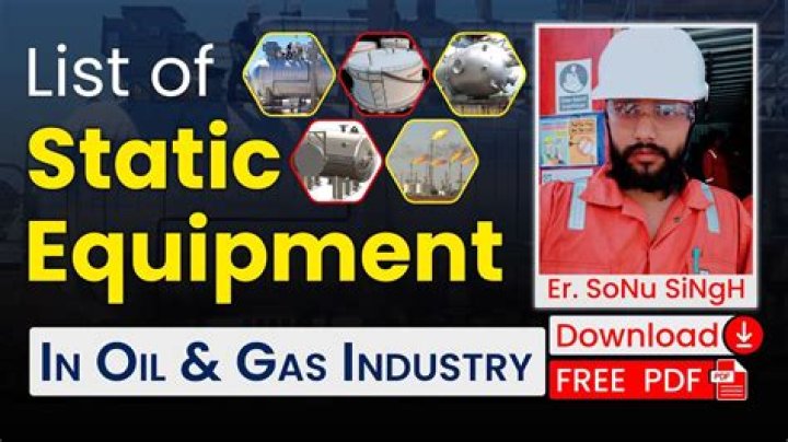 Static Equipment List PDF for Safe Workplace Compliance