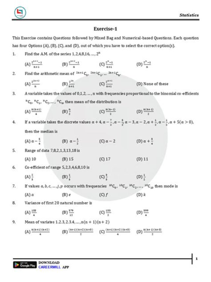 Statistics Questions and Solutions PDF – Expert Answers & Practice Problems