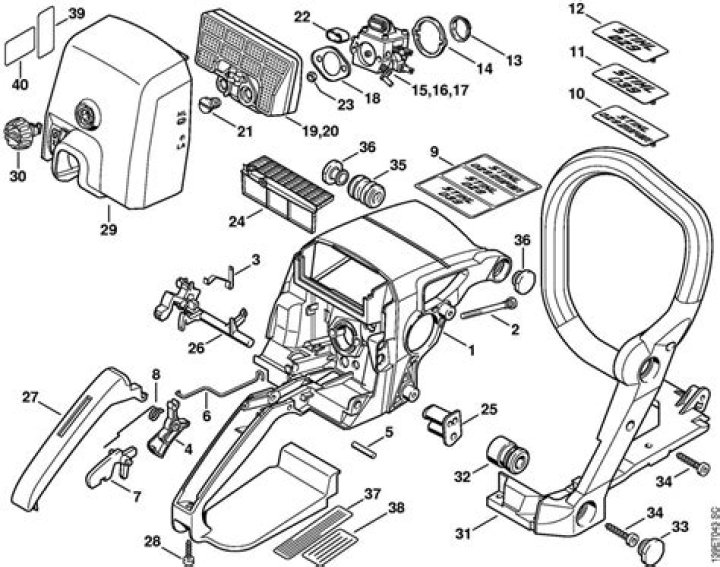Stihl 025 Parts List PDF: Complete Fuel System & Engine Parts Guide