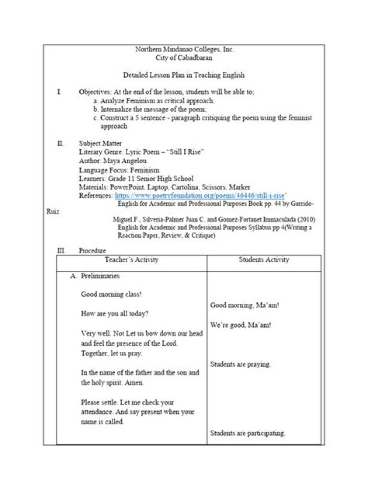Still I Rise Lesson Plan PDF – Free Classroom Resource