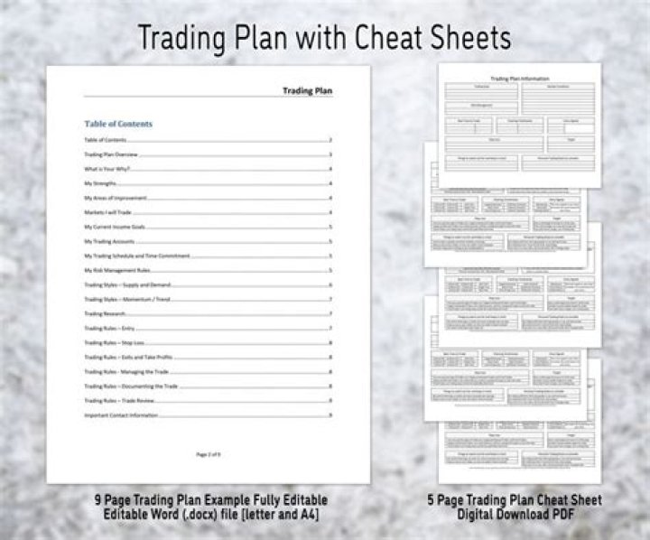 Free Stock Trading Plan Template PDF to Boost Your Trading Success