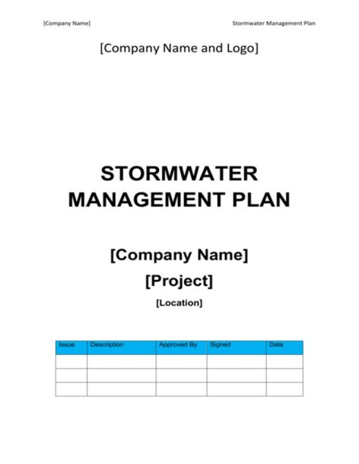 Download Your Free Stormwater Management Plan PDF