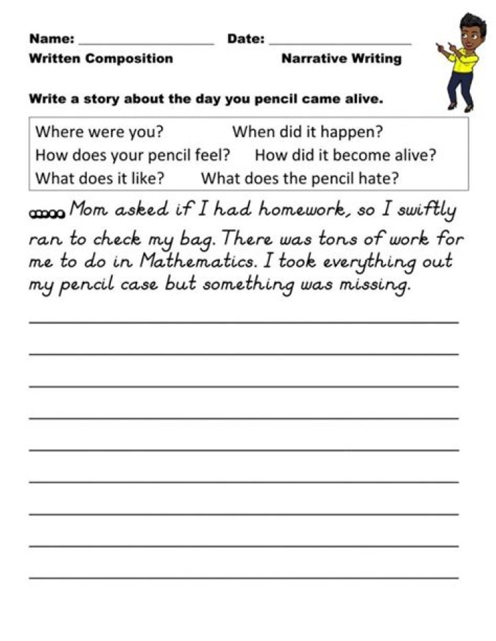 Free Story Writing Worksheets PDF for Creative Kids