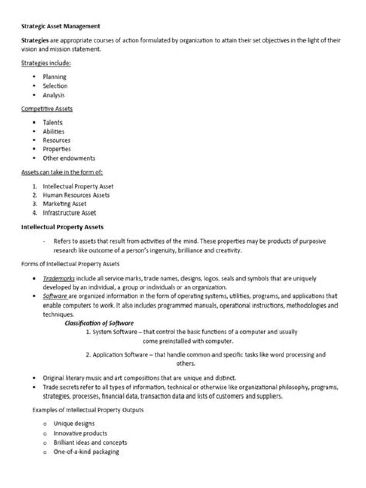 Strategic Asset Management PDF: Optimize Your Resources Effectively