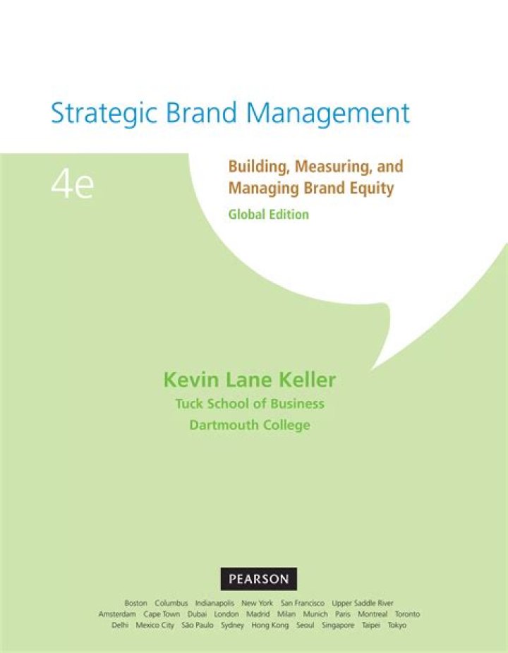 Strategic Brand Management by Kevin Lane Keller: Master Brand Strategy PDF