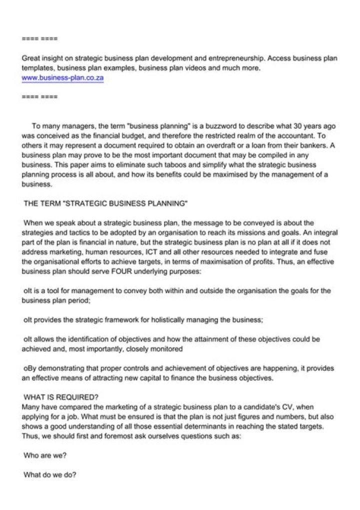 Strategic Business Planning PDF: Master Long-Term Growth with Efficient Strategy