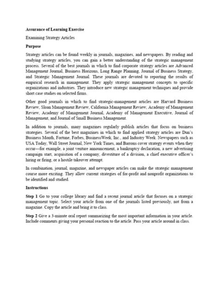 Essential Strategic Management Articles PDF for Leaders