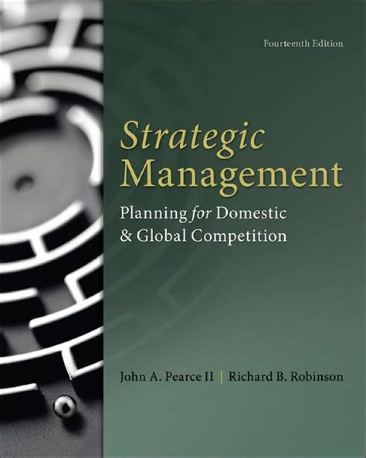 Free PDF Download: Strategic Management by Pearce and Robinson