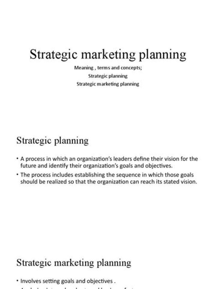 Strategic Marketing Planning PDF: Master Your Campaigns Effectively