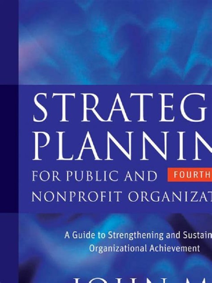 Strategic Planning for Public and Nonprofit Organizations PDF Guide