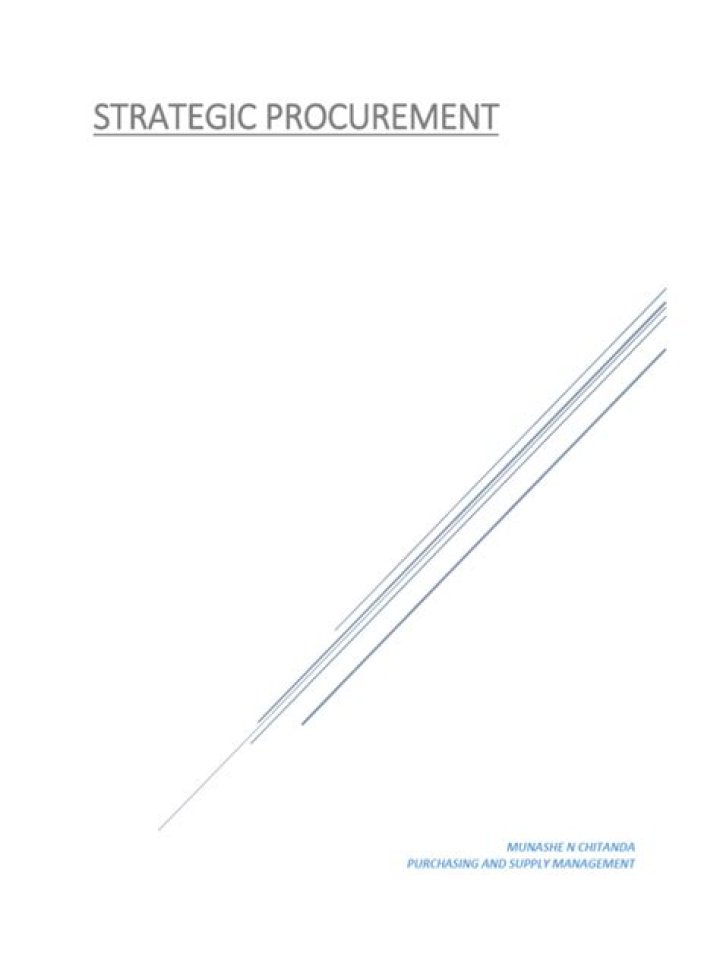 Strategic Procurement Management PDF: Mastering Efficient Sourcing & Cost Control