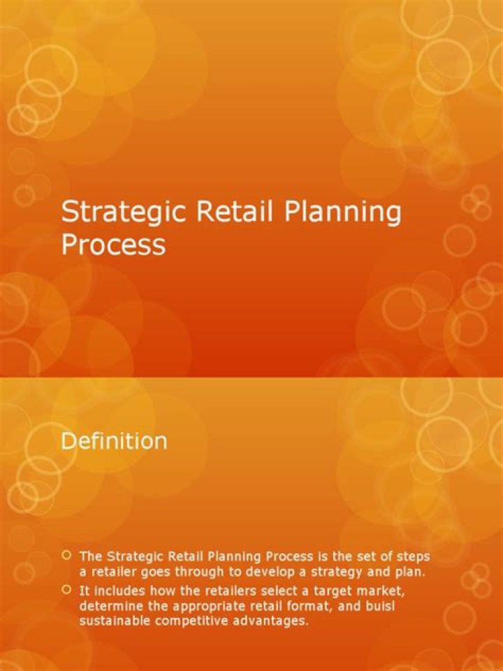 Strategic Retail Planning Process PDF: Master Retail Success Strategically