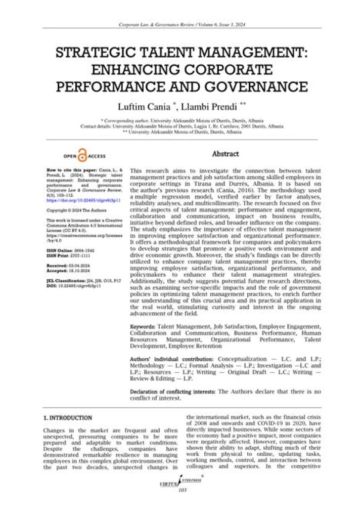 Strategic Talent Management PDF: Boost Workforce Performance