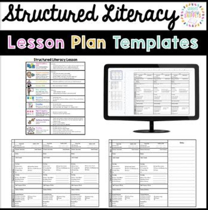 Structured Literacy Lesson Plan Template PDF for Effective Teaching