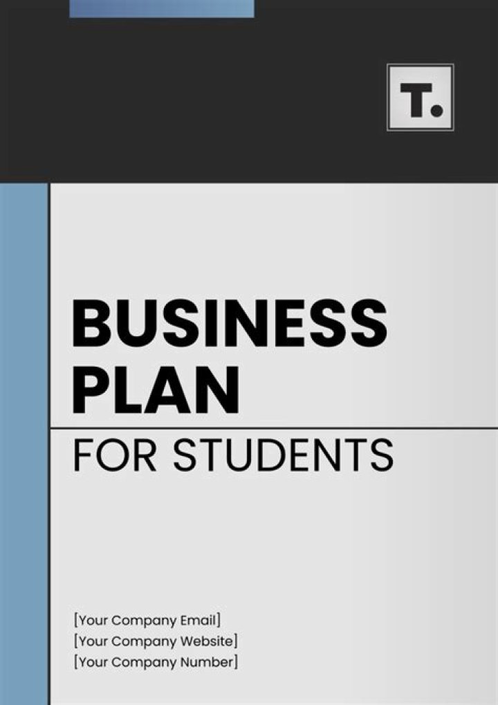 Free Student Business Plan Sample PDF Template
