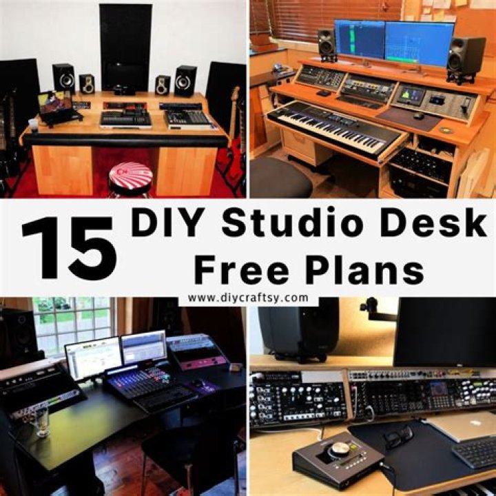 Download Free Studio Desk Plans PDF for Perfect Home Office Setup