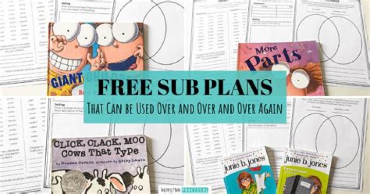 Download Free Sub Plans PDF Templates