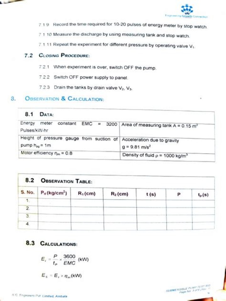 Submersible Pump Testing Procedure PDF: Complete Safety & Function Check Guide