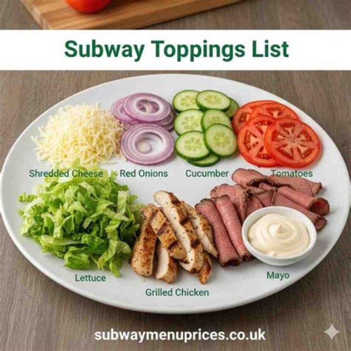 Subway Ingredients List PDF – Complete Guide