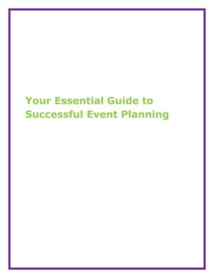 Successful Event Planning PDF: Mastering Every Detail