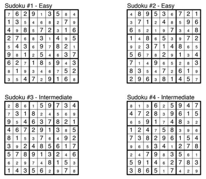 Download Easy Sudoku Puzzles with Answers PDF