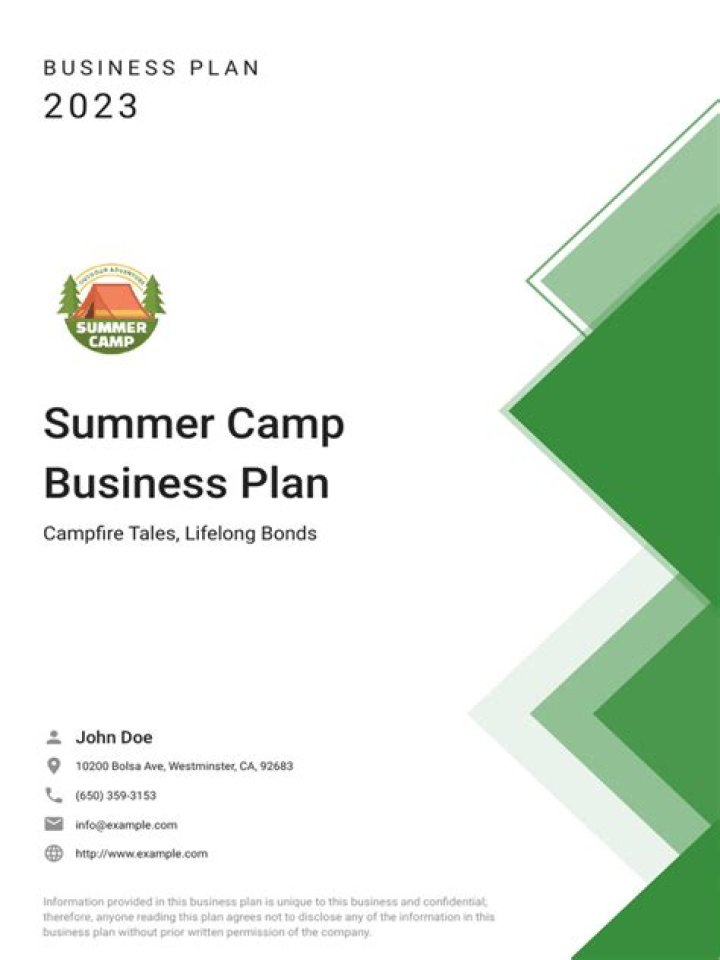 Summer Camp Business Plan PDF: Launch Your Profitable Summer Camp in 2024