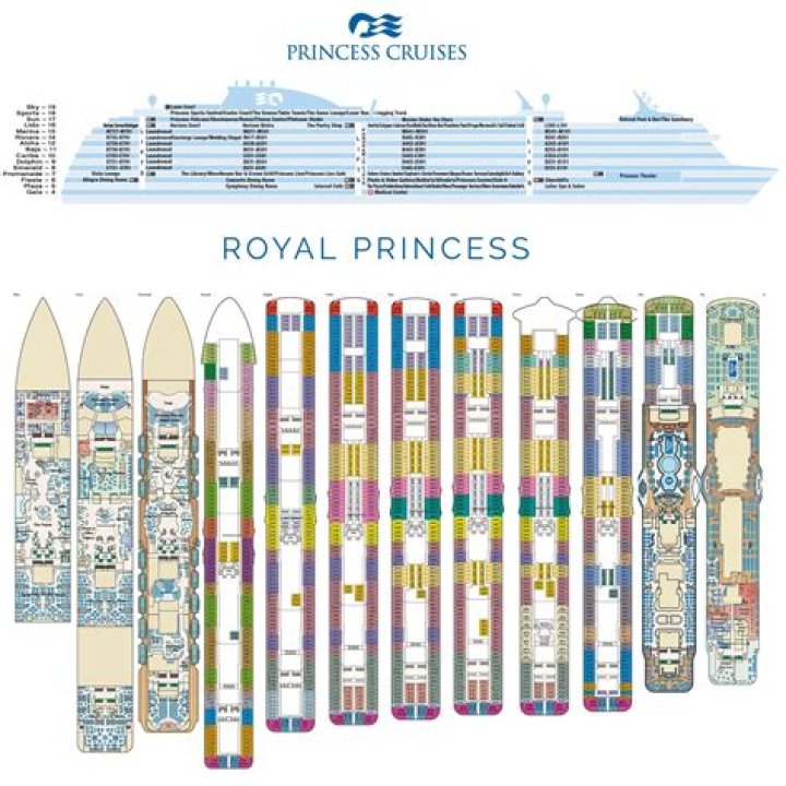 Sun Princess Deck Plans 2024 PDF – Free Magical Card Decks