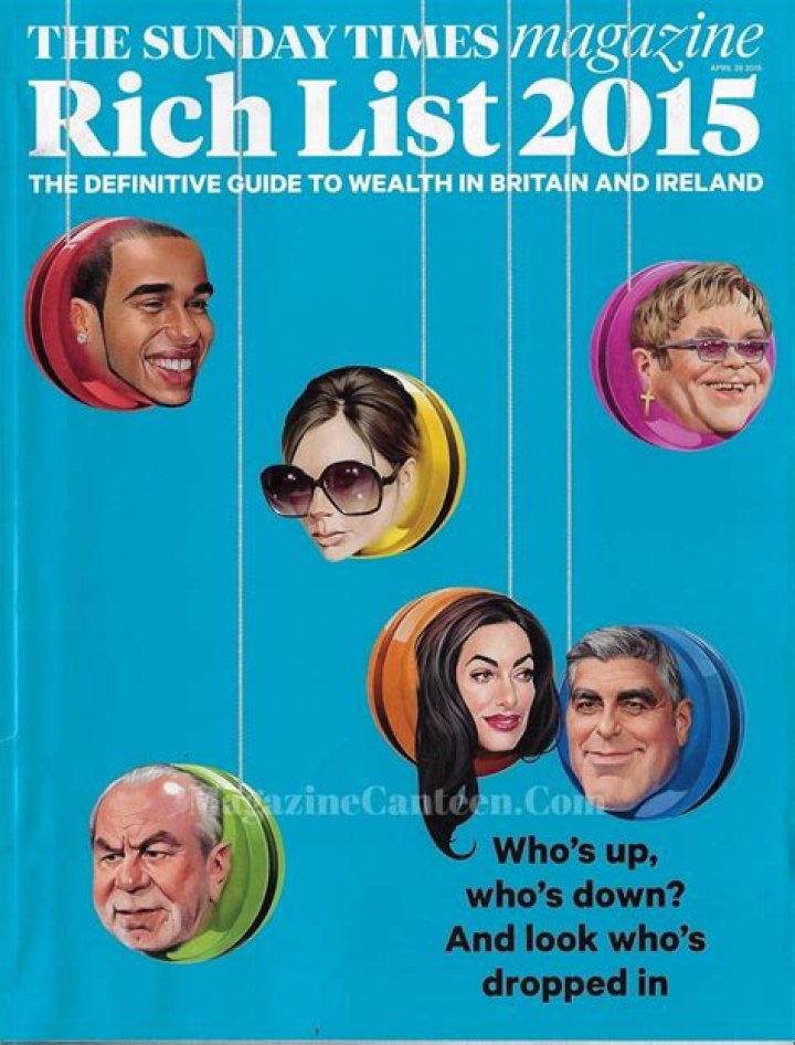 Sunday Times Rich List 2019 PDF: Top 100 Wealth Rankings