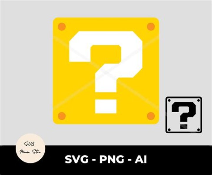 Super Mario Question Mark Printable PDF Free Download
