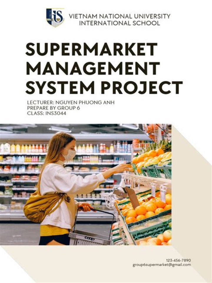 Supermarket Management System Project PDF: Full Implementation Guide