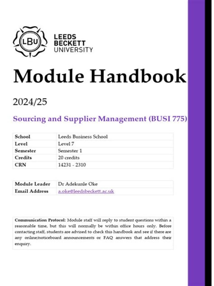 Supplier Management Handbook PDF: Expert Guide for Smooth Procurement