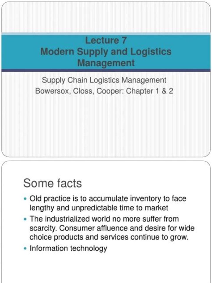 Supply Chain Logistics Management: BowerSox 4th Edition PDF Guide