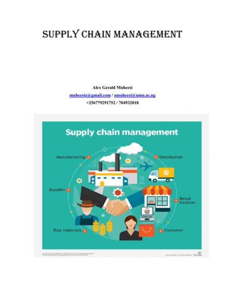 Optimizing Supply Chain Management in the Retail Industry: A Comprehensive PDF Guide