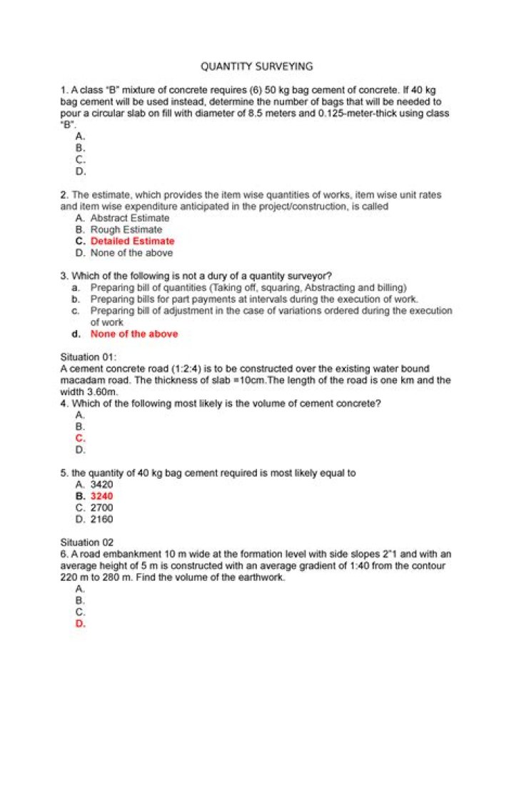 Surveying Questions and Answers PDF Guide