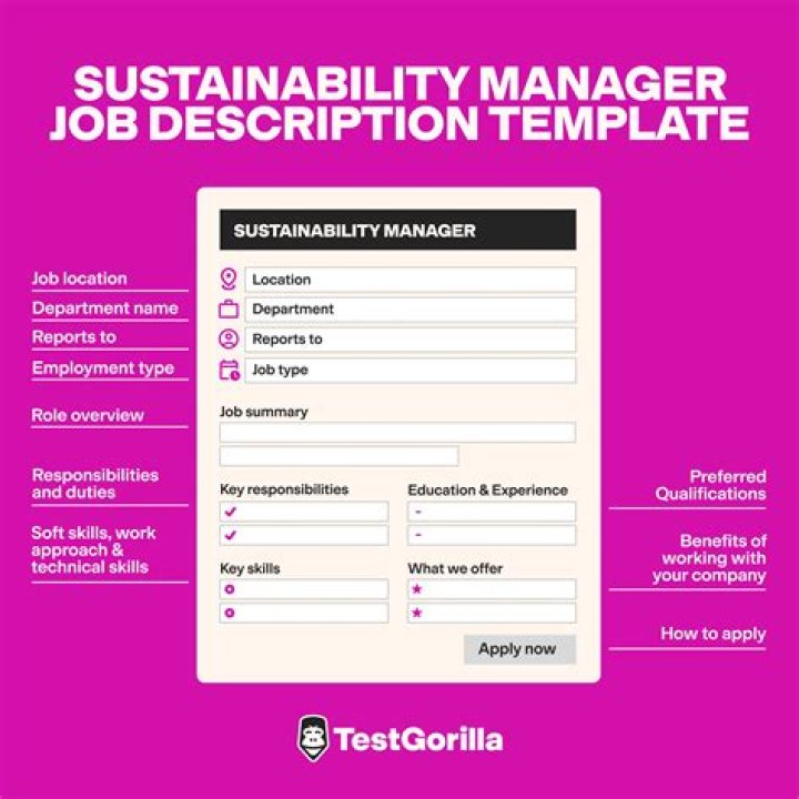 Sustainability Manager Job Description PDF – Full Role Guide