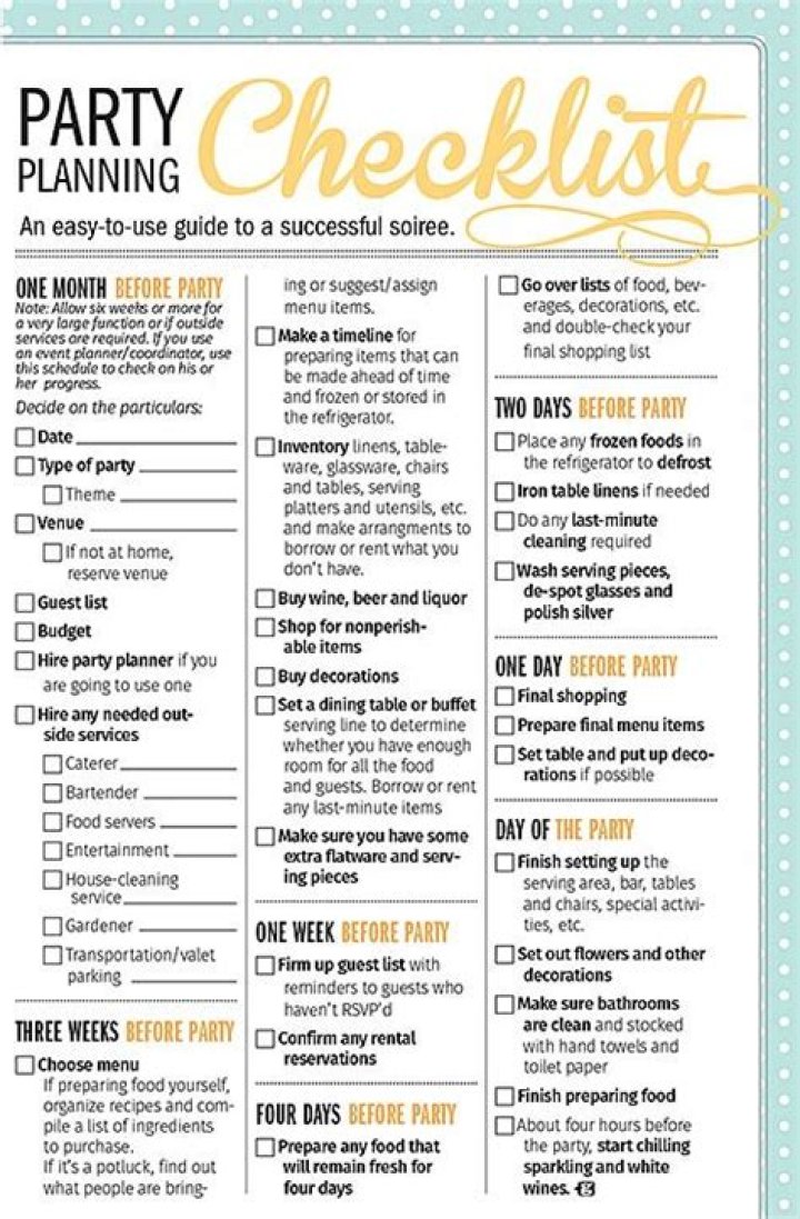Sweet 16 Party Planning Checklist PDF – Perfect Guide